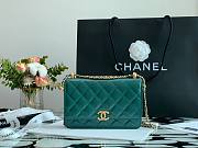 Chanel Woc Wallet On Chain Green - AP2289 - 19cm - 1