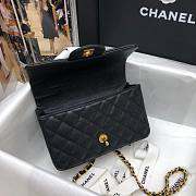 Chanel |Mini Flap Bag With Top Handle Black Grained Calfskin- AS2431 - 20x14x7cm - 5