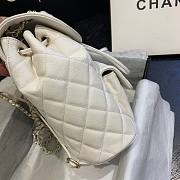  Chanel | Caviar Backpack White - AS1371 - 21.5x24x12cm - 6