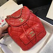  Chanel | Caviar Backpack Red - AS1371 - 21.5x24x12cm - 2