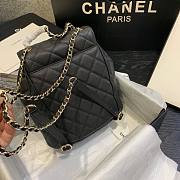  Chanel | Caviar Backpack Black - AS1371 - 21.5x24x12cm - 3