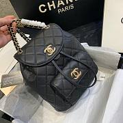  Chanel | Caviar Backpack Black - AS1371 - 21.5x24x12cm - 4