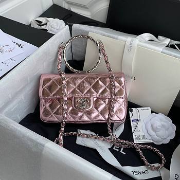 CHANEL | 2020 SS Shoulder Bag Pink - AS1665 - 18x11x5cm