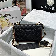 Chanel | Calfskin Flap Bag With Width Strap - AS2229 - 25x8x15cm - 3