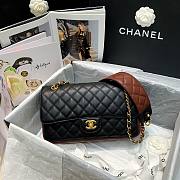 Chanel | Calfskin Flap Bag With Width Strap - AS2228 - 21.5x6.5x13cm - 1