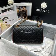 Chanel | Calfskin Flap Bag With Width Strap - AS2228 - 21.5x6.5x13cm - 6