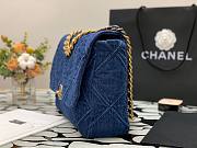 Chanel | Denim Maxi 19 Flap Bag - AS1160 - 30cm - 2