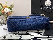 Chanel | Denim Maxi 19 Flap Bag - AS1160 - 30cm - 5