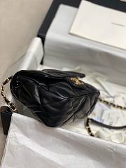 Chanel | Calfskin Bubbly Flap Bag Black - AS2234 - 19x14.5x8.5cm - 4