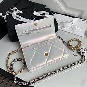 Chanel | 19 Woc Wallet On Chain White- AP0957 - 19cm - 3