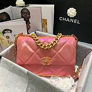 Chanel | 19 Flap Bag Pink- AS1161 - 30cm - 1