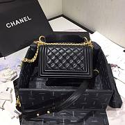 CHANEL | Boy Chanel Small Flap Bag With Handle Black- AS2117 - 20cm - 4