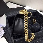 CHANEL | Boy Chanel Small Flap Bag With Handle Black- AS2117 - 20cm - 3