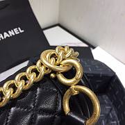 CHANEL | Boy Chanel Small Flap Bag With Handle Black- AS2117 - 25cm - 6