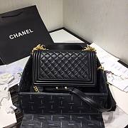 CHANEL | Boy Chanel Small Flap Bag With Handle Black- AS2117 - 25cm - 4