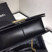 CHANEL | Boy Chanel Small Flap Bag With Handle Black- AS2117 - 25cm - 2