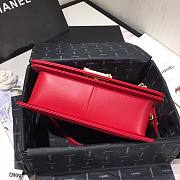 CHANEL | Boy Chanel Small Flap Bag With Handle Red- AS2117 - 25cm - 4