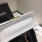 CHANEL | Boy Chanel Small Flap Bag With Handle White- AS2117 - 25cm - 6
