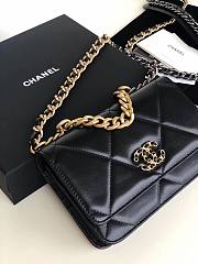 Chanel | 19 Classic Leather Chain Wallet Black - AP0957 - 19x11.5x7cm - 5