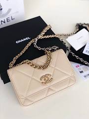 Chanel | 19 Classic Leather Chain Wallet- AP0957 - 19x11.5x7cm - 5