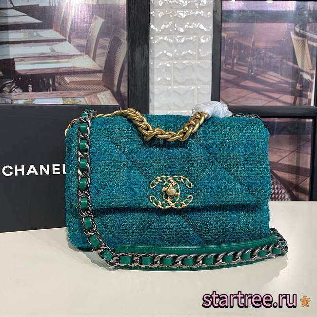 Chanel | 19 Flap Bag - AS1160 - 25x8x15cm - 1