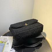 Chanel | 19 Flap Large Black Metallic Tweed Quilted - 30x20x10cm - 5