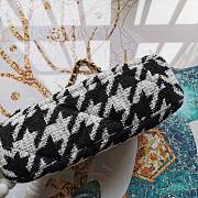 Chanel | 19  Flap Bag in Houndstooth Tweed - 30cm - 2