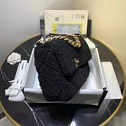 Chanel | 19 Flap Bag Black Metallic Tweed Quilted - 26x18x9cm - 2