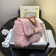 Chanel | 19 Flap Bag Pink Metallic Tweed Quilted - 26x18x9cm - 6