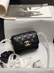 CHANEL | Flap Card Holder With Chain - AP2185 - 12cm - 1