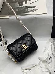 CHANEL | Flap Card Holder With Chain - AP2185 - 12cm - 3