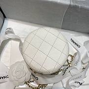 CHANEL | Small Vanity With Chain White - AP2193 - 9 × 10 × 10 cm - 5