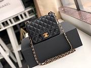 CHANEL | Mini Flap Bag Black Lambskin - A35200 - 17cm - 1