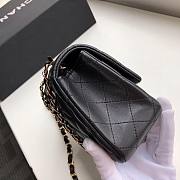 CHANEL | Mini Flap Bag Black Lambskin - A35200 - 17cm - 4