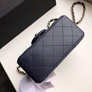 CHANEL | Mini Flap Bag Dark Blue Lambskin- A35200 - 17cm - 6