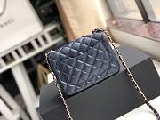 CHANEL | Mini Flap Bag Dark Blue Lambskin- A35200 - 17cm - 5