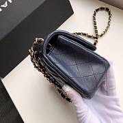 CHANEL | Mini Flap Bag Dark Blue Lambskin- A35200 - 17cm - 3