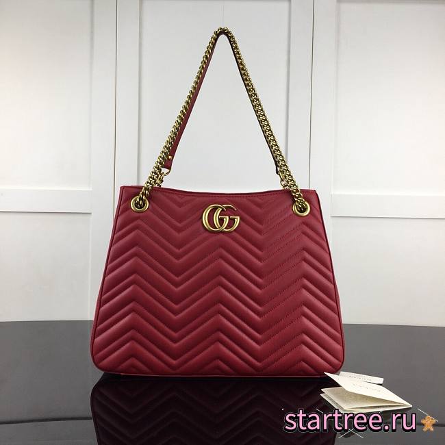 GUCCI | GG Marmont Matelassé Shoulder Bag- 453569 - 36x27x14cm - 1