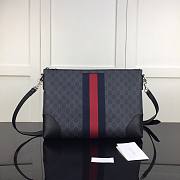 GUCCI | GG Black Messenger Bag- 474139 - 35.5x25x4cm - 1