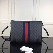 GUCCI | GG Black Messenger Bag- 474139 - 35.5x25x4cm - 2