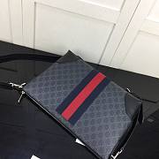 GUCCI | GG Black Messenger Bag- 474139 - 35.5x25x4cm - 4