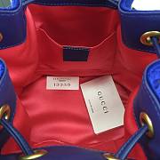 GUCCI | GG Marmont Quilted Velvet Bucket Red Bag - 525081 - 21x22x11cm - 6