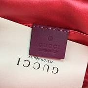 GUCCI | Marmont Belt Bag Matelasse Velvet Fuchsia- 476434 - 18x11x5cm - 5