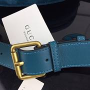 GUCCI | Marmont Belt Bag Matelasse Velvet Navy - 476434 - 18x11x5cm - 2