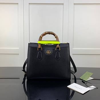 Gucci | Diana Small Black Tote Bag - 660195 - 27x24x11cm