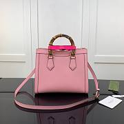 Gucci | Diana Small Pastel Pink Tote Bag - 660195 - 27x24x11cm - 2