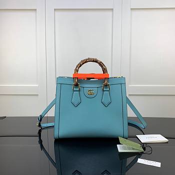 Gucci | Diana Small Light BLue Tote Bag - 660195 - 27x24x11cm