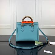 Gucci | Diana Small Light BLue Tote Bag - 660195 - 27x24x11cm - 5