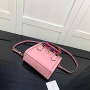 Gucci | Diana Mini Pastel Pink Tote Bag - 655661 - 20x16x10cm - 3