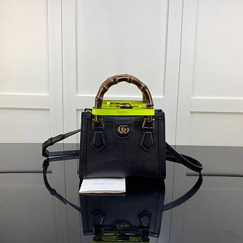 Gucci | Diana Mini Black Tote Bag - 655661 - 20x16x10cm